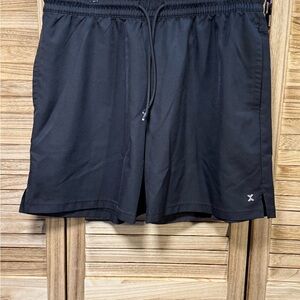 Xersion Shorts Black Athletic Elastic Waistband Size L